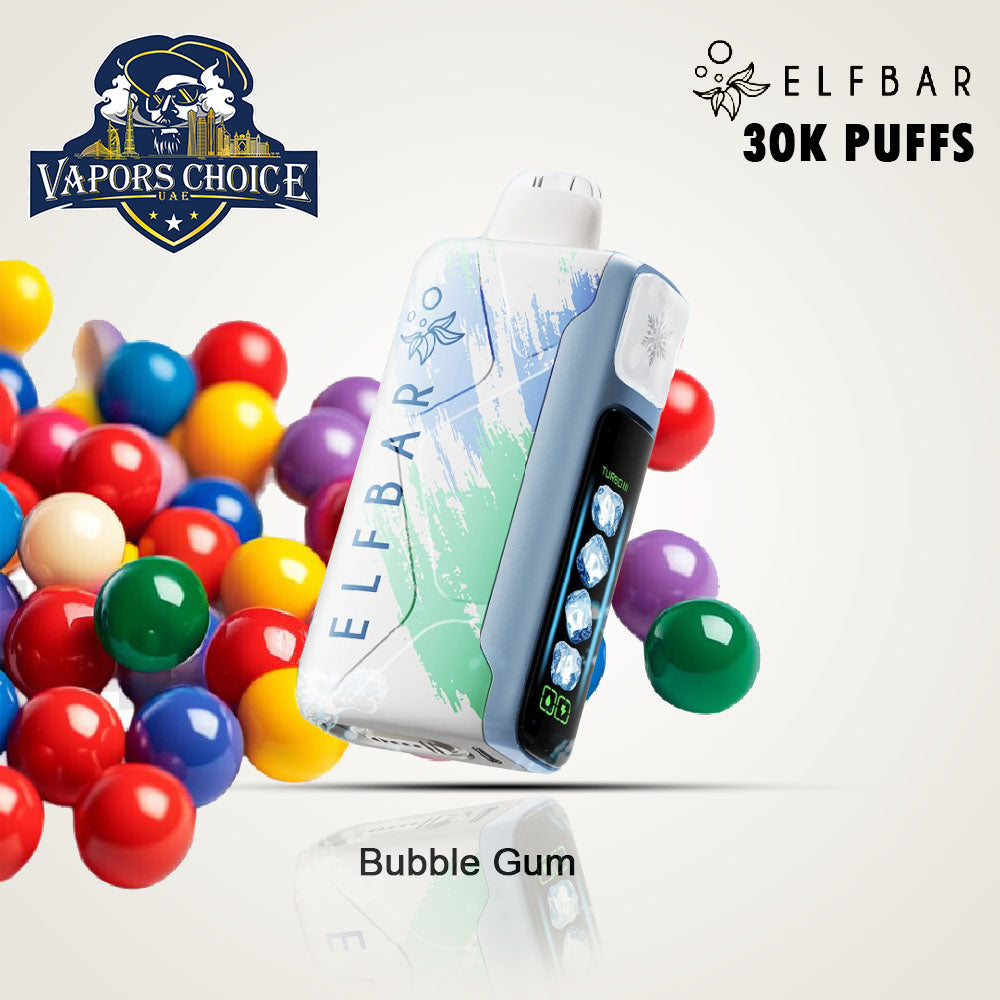 ELFBAR Ice King 30K Disposable Vape Bubble Gum UAE Dubai